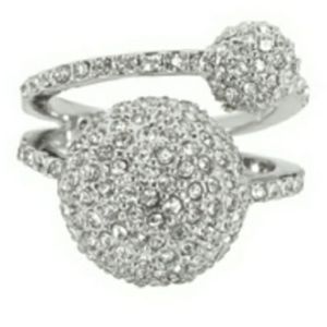 Final Price! c+i Soiree Double-band Ring